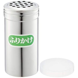 TKG Endo Shoji Seasoning Container, Furikake, Stainless Steel Resistant to Rust and Hygienic, Essential for Food Stalls, Food Carts, and Kitchens, Long Can, Diameter × Height (mm) 55×115, Weight (kg