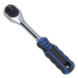 AB Tools 3/8in Drive Straight Headed Ratchet 90 Teeth Quick Release with Rubber Grip