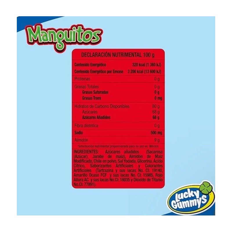 CUANDA S.A. DE C.V. 2 PACK LUCKY GUMMYS - MEXICAN