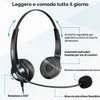 Cuffie 3,5mm per Telefono Cellulare con Microfono Cancellazione del Rumore