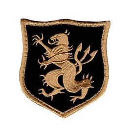 Devgru Lion Crusader Shield Navy Seal Team 6 Patch (3.0 inch-Hook Fastener-DV-5)