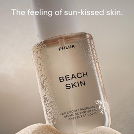 PHLUR Beach Skin Body Mist, 8 Fl Oz - Hair and Body Perfume for Women, Sea Salt, Coconut Milk and Warm Sandalwood Fragrance In a Vanilla Perfume Body Spray