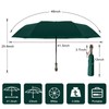 Lejorain Men's Black Skull Umbrella - Cool Luxury Auto Open