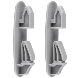 WP8565925 Dishwasher Rack Track Stop Clip (2 Pack) Compatible with Kenmore Whirlpool Maytag KitchenAid Crosley and more Dishwasher, Replaces W10082860 W10199682 W10508950 WPW10082861VP 1180483