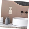 LABRIMP Hand Bracket Wall-Mounted Soap Dispenser Stable Shampoo Bottle Holder