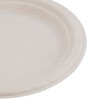 STACKABLES ~ 50 Pack Natural Colored Biodegradable Bagasse 7 inch