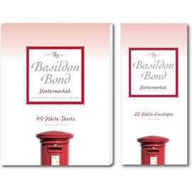 Basildon Bond No 3 White Paper Writing Set Includes Writing Pad & Envelopes