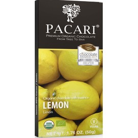 Pacari Lemon Chocolate Bar - 1.76 oz. - 50 g.
