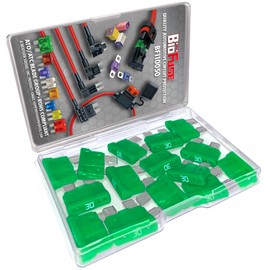 BioFuse Standard ATO 30A Fuse Set (15 Regular Fuses) Blade Group: ATO, ATOF, ATC, ATS, APR, Automotive, Car, Truck, SUV, RV, Boat, Marine