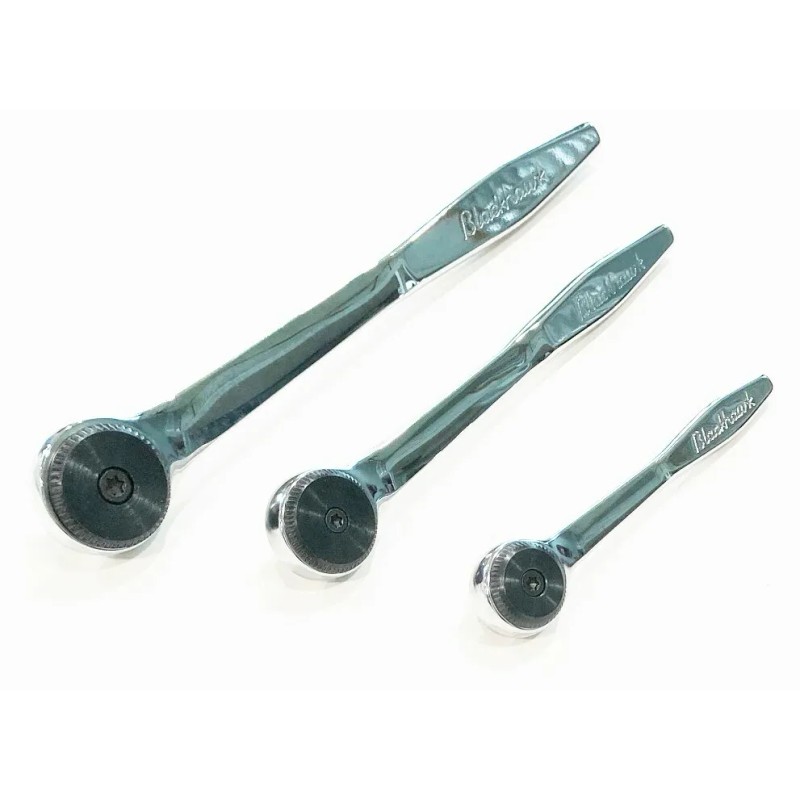 PROTO 3pc BLACKHAWK PROTO THIN PROFILE FULLY POLISHED RATCHET SET