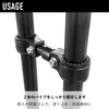 Koei KFBS25B-4315 Anti-Vibration Resin Double Pipe Clamp Bracket Set, 1.0