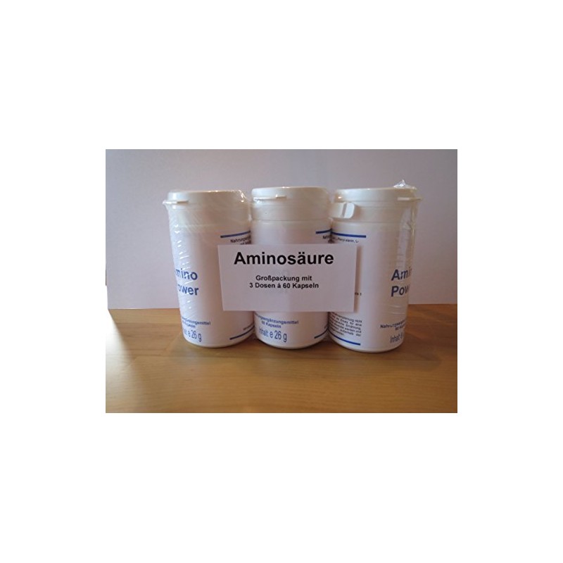 Medicura Aminosäure 3er-Sparpack (60 Kapseln pro Dose)