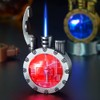 Laicengo Vintage Steampunk Trench Lighter, Jet Torch Lighter, Butane Refillable