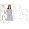 Style Arc Sewing Pattern - Lacey Dress (Sizes 18-30)
