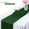 KAHEIGN 12 Pieces Table Runner Satin Table Runner Set, 30
