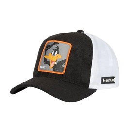 Capslab Daffy Duck Looney Tunes Grey Trucker Cap, Trucker-Daffy-Grey-#33894