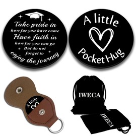 Stocking Stuffers for Sister Bro Daughter Son Friend Christmas Presents for Women Men Teens Stocking Stuffers Graduation Gifts for Her Him Daughter Son PhD Degree Pocket Hug Token Coin College Grad