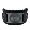 Vikings Viking Bracelet Yggdrasil World Tree of Life Leather Metal