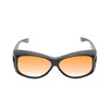 Medspex Fl011 Color Therapy Reading Glasses +1.00 Black/Orange Photophobia Light