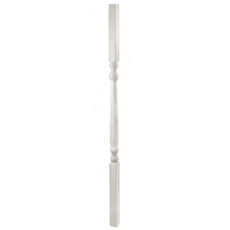 PLUM_FITTINGS 1 1/4" Sq x 34" Colonial Thermoformed Vinyl Spindle