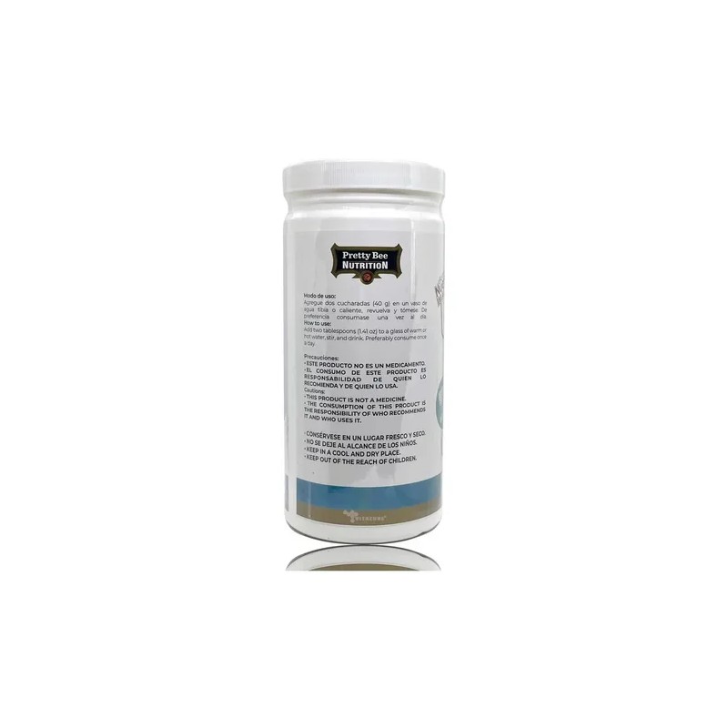 Grenetina Hidrolizada Sabor Natural 500 Grs Pretty Bee. Sin sabor