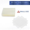 FIESTA WRAPS Clear Candy Wrappers for Caramels (600 Pcs 2.5