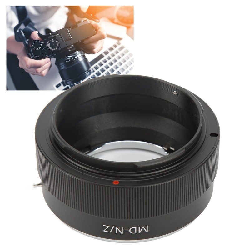 Camera Lens Adapter for MD to for Z Bayonet Aluminium