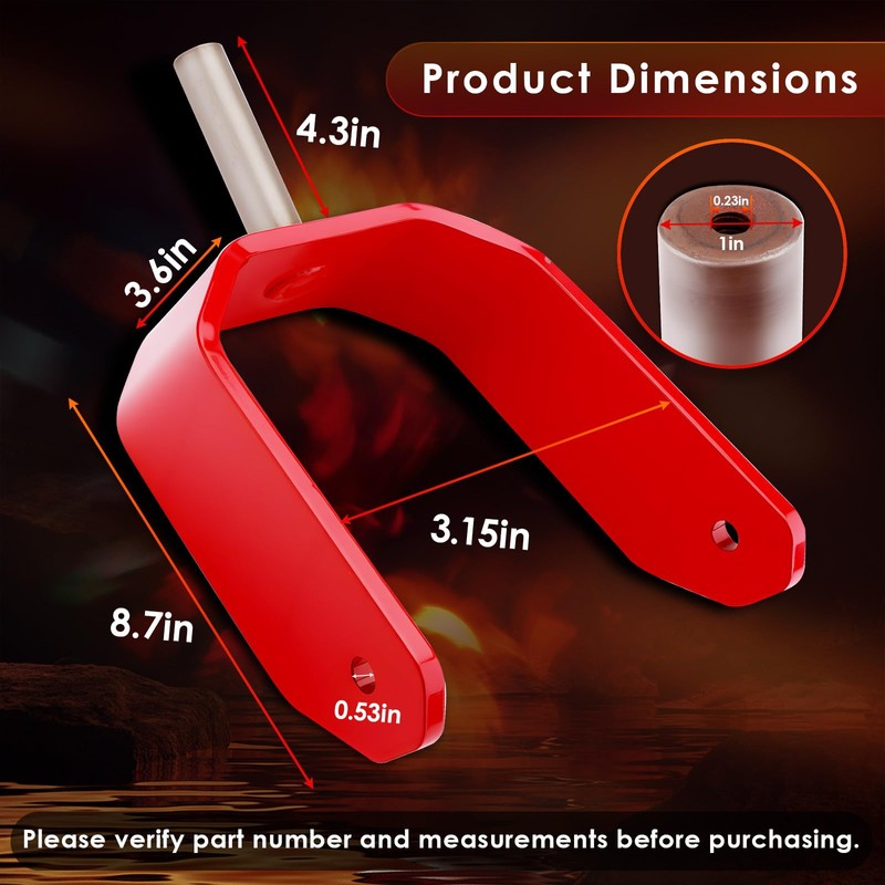 ATRACYPART Caster Fork for Exmark & Toro, Compatible with Exmark