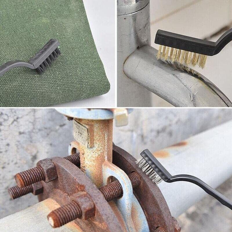 6 PCS Small Wire Durable Brush Set Steel Cleaning Brushes