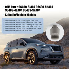 TNJPSEK Sun Visor Clip Replacement Compatible with Nissan Rogue Pathfinder QX56 QX60 JX35 Renault Koleos HC 2016-2020, ABS Construction Sunvisor Inner Clips Holder Hook, OEM #96409-3JA0A