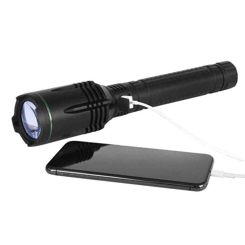 11.7 in. LED Flashlight, Rechargeable Plus by Feit Electric