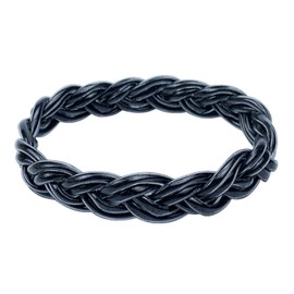 YBMYCM Glitter Jelly Bangles Bracelets for Women Weave Glitter Filled Jelly Silicone Bracelets for Lady