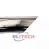 Blitech 2PCS Chrome 5"ODx 36"Length Mitre Cut stack pipe Mitre