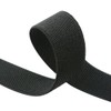 Strafts 1-Inch by 5-Yard Black Colored Double-Side Twill Non-Roll Wowen