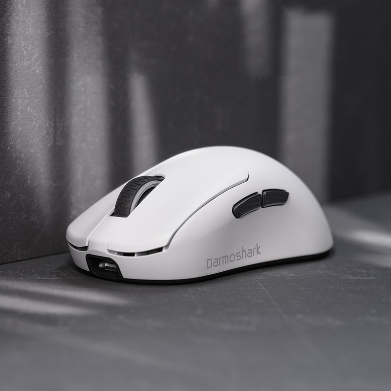 Darmoshark N7 Wireless Gaming Mouse,Tri-Mode 8K/USB-C/Bluetooth,Up to 30000DPI,PAW3950 Optical Sensor