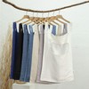 Amazhiyu Hanging Laundry Hamper, 100% Linen Multi Use Door Hanging