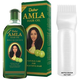 Amla Hair Oil Bundle – Growth Oil 300ml & Mahn K Collection Oil Applicator Bottle | Indian Remedy for Hair Growth & Scalp Care | Hair Oils for Hair Growth & Nourishment