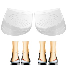 Heel Wedge Insoles, Orthopaedic Insoles Gel, Foot Correction Insoles, Adjustable Insoles for Supinations, for Curved Legs, Foot Alignment, Pronation Correction, for Men and Women (S)