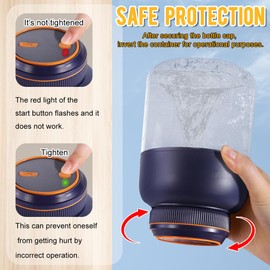 ARUMMA Portable Juice Cup Blender for Smoothies Shakes Fruit Crush Baby Food Maker 43oz 1300ML USB Charging Cordless Powerful Blades Blending Portable Smoothie Blender for Small Ice Kitchen Outdoor