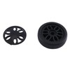 8 Set 50x12mm Luggage Wheels Replacement Wear PU Caster Suitcase