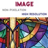 Stained Glass Cross Puzzles for Adults 1000 Pieces, Mosaic Christian