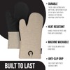 Frigidaire Sasha Cotton and Neoprene Oven Mitts, Heat Resistant, Anti-Slip,