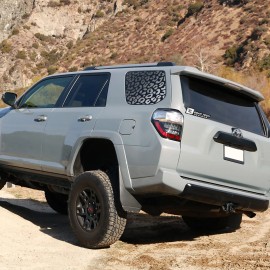 ClearSurface Universal Cow Leopard Cheetah Print 3rd Quarter Window Die Cut Decal Stickers - Leopard Print