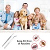 jatimdotin Tick Tweezers Set, 2 Pieces Tick Tweezers for Dogs,