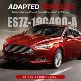 GZGN ES7Z-19G490-A Backup Camera Compatible with Ford Fusion 2013 2014 2015 2016 Parking Assist Rear View Camera Replace# DS7T19G490AA