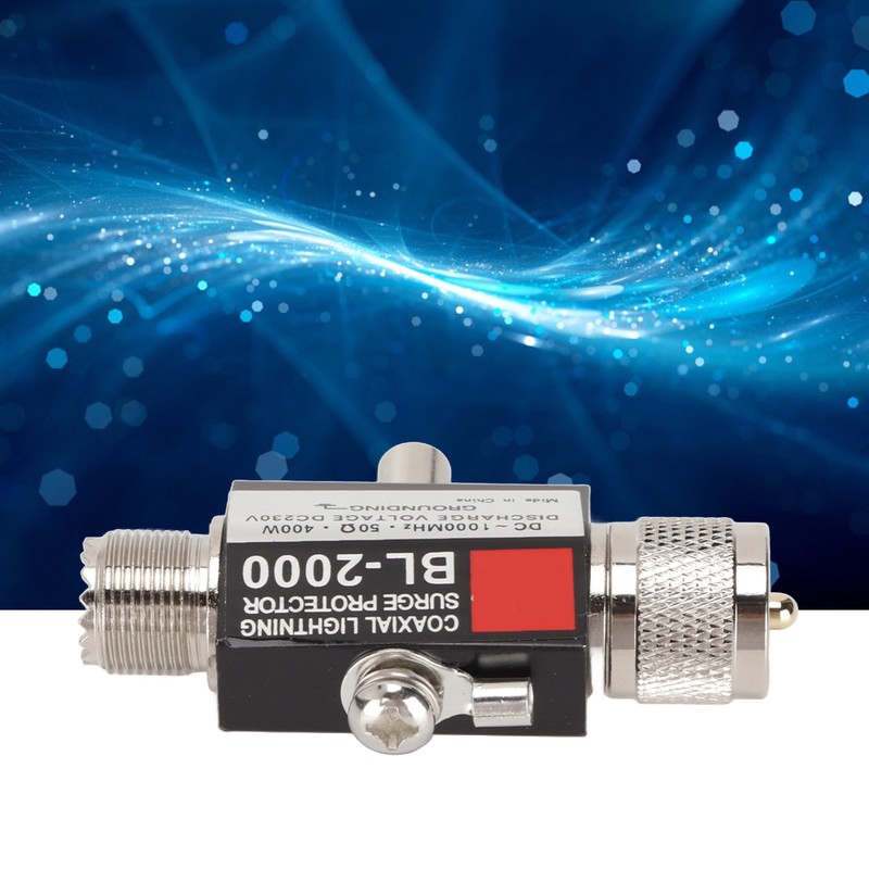 Coaxial Arrester PL259 Female To Male 400W Low Loss VSWR