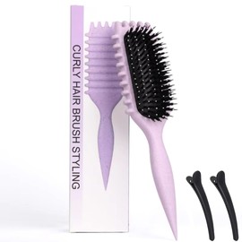 3 PCs Peine para peinar el cabello rizado, Cepillo para cabello rizado con colchn de aire, Cepillo de Rizos para desenredar fcilmente, Aplicable al...