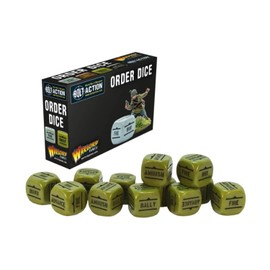 Green Order Dice for Bolt Action by Warlord Games (Green)
