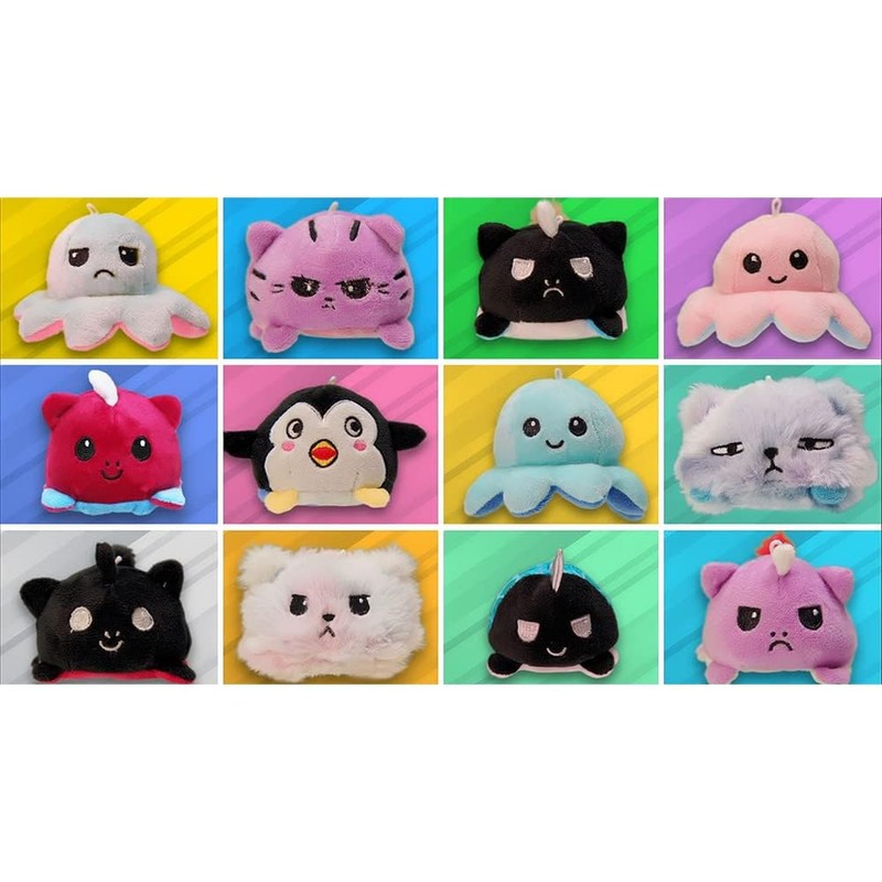 Sbabam s.r.l. Little Emotimons 3 Pack Super Cute Reversible Plush