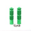 Minho Green CNC Universal Motorcycle Bicycle Foot Pegs M8 Rear